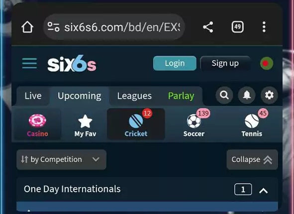 six6sbd1 com registration background how to install the six6s app step 1
