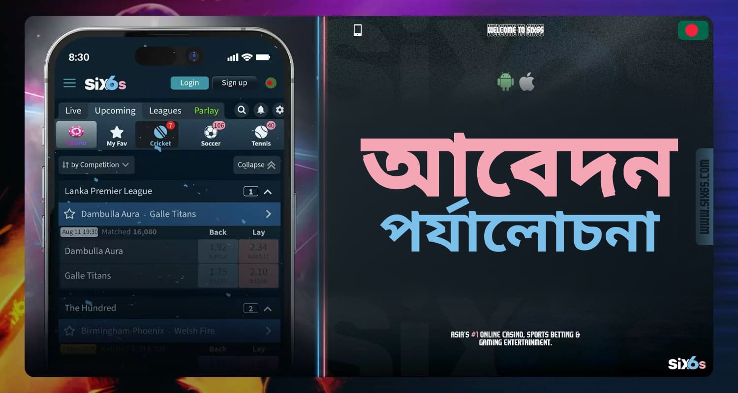 মোবাইল অ্যাপ্লিকেশন Six6s এর বিস্তারিত পর্যালোচনা।