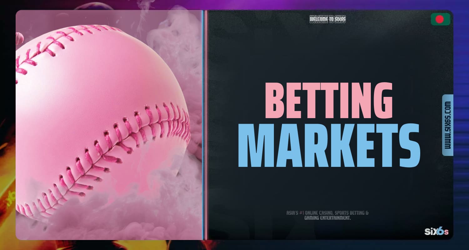 Six6s Bangladesh sports betting: main markets for betting and sporting events.